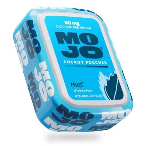 MOJO Energy Pouches Mint – 50 mg Koffein-Pouch, 15 Beutel, Einzelpackung