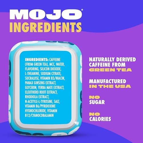 MOJO Energy Pouches Mint – 50 mg Koffein-Pouch, 15 Beutel, Einzelpackung