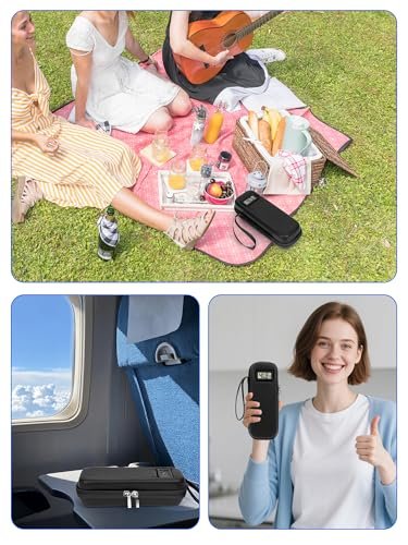 LengKe Insulin-Kühltasche für Reisen – Isolierte Tragetasche für Wegovy Pens mit 2 TSA-zugelassenen Kühlakkus, langanhaltende Kühlung für tägliche Nutzung und Reisen