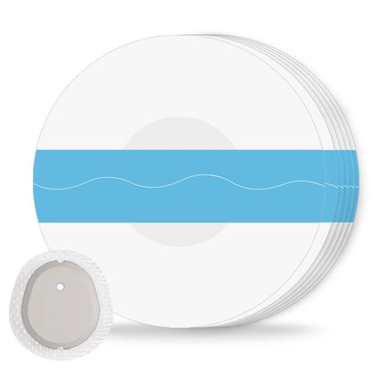 Kuruyo 100 Stück Dexcom G7 Over Patches – Transparente, wasserdichte und hypoallergene Haftpflaster für Sensoren, 15 Tage Haltbarkeit, Latexfrei