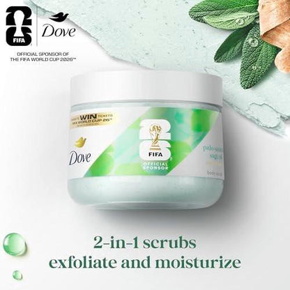 Dove FIFA WM 2026 Limited Edition Hydrating Regimen 3er-Pack – Körperwäsche mit Palo Santo & Salbeiöl, 24-Stunden-Feuchtigkeitspflege, vegan & dermatologisch empfohlen