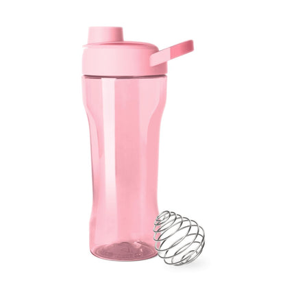Simple Modern Rally Plastik Protein Shaker Flasche mit Ball | 24 oz Auslaufsicherer Becher für Proteinshakes, Mixgetränke, Elektrolyte, Pre Workout | Blush Mix