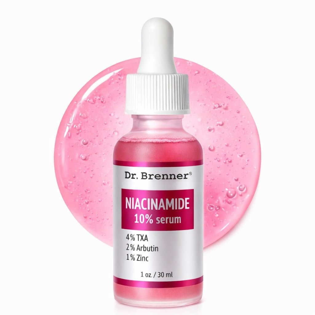 Niacinamid Serum 10% + TXA 4%, Tranexamsäure Dark Spot Corrector mit Zink 1% & Arbutin 2% - Aufhellendes Serum für Hyperpigmentierung, Aknenarben, ungleichmäßigen Hautton, Glashaut