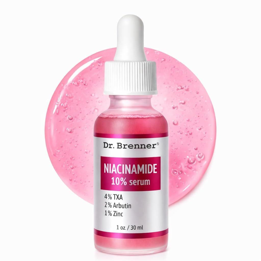 Niacinamid Serum 10% + TXA 4%, Tranexamsäure Dark Spot Corrector mit Zink 1% & Arbutin 2% - Aufhellendes Serum für Hyperpigmentierung, Aknenarben, ungleichmäßigen Hautton, Glashaut