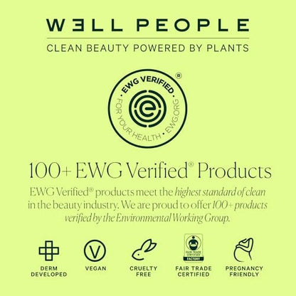 Well People Expressionist Curling Mascara – Geschwungene Bürste & schwerelose Formel für geschwungene, getrennte & gepflegte Wimpern mit Oliven- & Jojobaöl, wischfest, klumpen- & flockenfrei, Schwarz