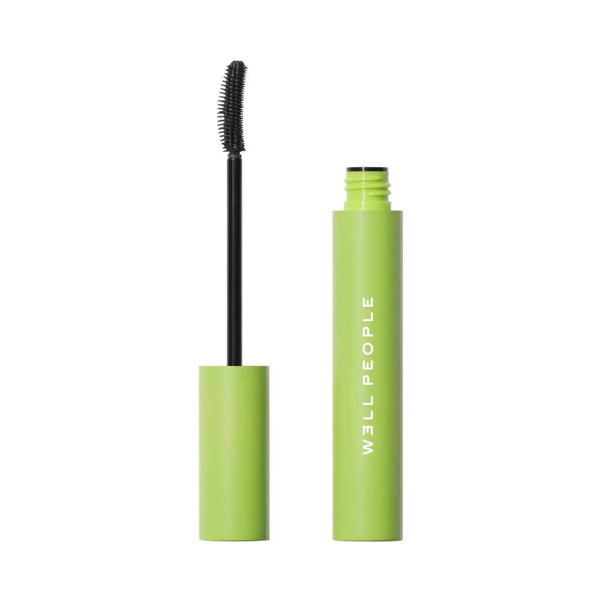 Well People Expressionist Curling Mascara – Geschwungene Bürste & schwerelose Formel für geschwungene, getrennte & gepflegte Wimpern mit Oliven- & Jojobaöl, wischfest, klumpen- & flockenfrei, Schwarz