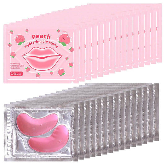 30 Paar Augenmasken & Lippenmasken, Augenpads gegen Schwellungen, Lippenmaske Hautpflege, Geschenke zum Muttertag, Geschenke für Lehrer, Brautjungferngeschenke, Bulk-Geschenke, Junggesellinnenparty-Geschenke, Geburtstagsparty-Geschenke
