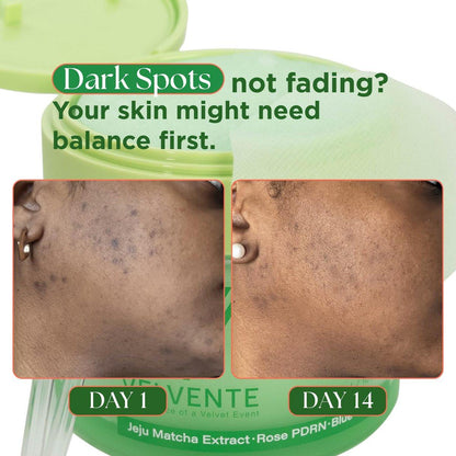 VELVENTE Matcha Feuchtigkeitscreme mit Rose PDRN & koreanischen Peptiden – Straffende Anti-Aging Creme für gleichmäßigen Hautton & strahlende Haut, alle Hauttypen, 100 ml