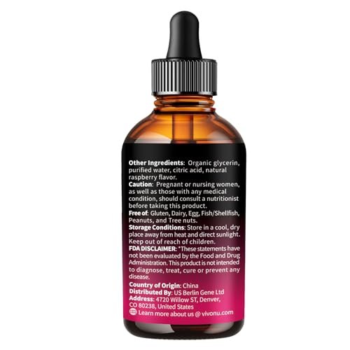 VivoNu Vitamin B Komplex flüssige Tropfen, methyliertes Vitamin B12 6000 mcg, B1, B6, B3, B5, B2, Folat, Biotin mit Vitamin C D A E, Magnesium, Zink, CoQ10 für Energie (1 Flasche)