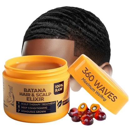 OCEAN VIEW DEEP WAVES POMADE - Premium Wellen Pomade für Männer, Starker Halt, Feuchtigkeitsspendend, 4 oz