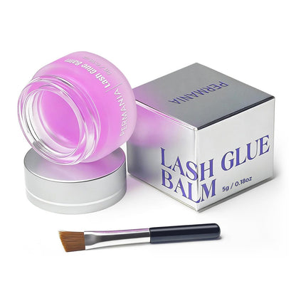 PERMANIA Lash Lift Glue Balm mit Lavendelduft – 5g Wachsbasierter Wimpernlift-Kleber für starken Halt und einfache Anwendung – Professionell & für Zuhause