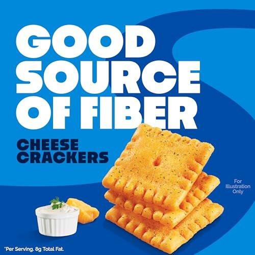 Quest Nutrition Käsecracker mit Zesty Ranch Geschmack, 10g Protein, 5g Netto-Kohlenhydrate, High Protein, 4er-Pack