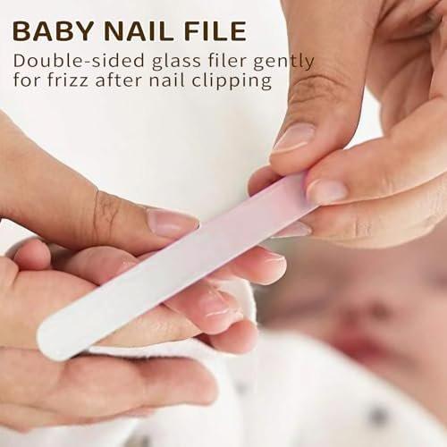 Baby Nagelset mit süßem Eulen-Design – Maniküre- und Pediküre-Set für Neugeborene mit Nagelknipser, Schere, Feile und Pinzette für die Pflege von Babys und Kleinkindern (Geschenk für Mütter) (Pink)