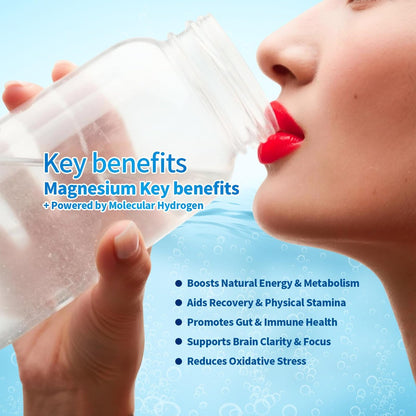 VivoNu Hydrogen-Wasser-Tabletten mit Elektrolyten & Magnesium-Komplex, Vitamin C & D | 2 Geschmacksrichtungen (Orange & Himbeere) | Zuckerfreies Elektrolyt-Pulver-Alternative für schnelle Hydration & Erholung