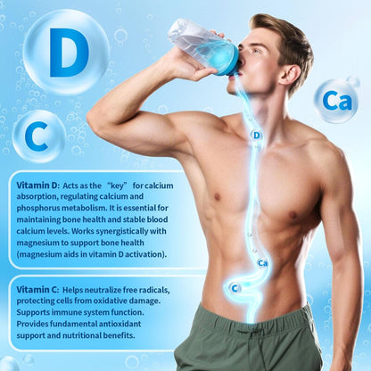 VivoNu Hydrogen-Wasser-Tabletten mit Elektrolyten & Magnesium-Komplex, Vitamin C & D | 2 Geschmacksrichtungen (Orange & Himbeere) | Zuckerfreies Elektrolyt-Pulver-Alternative für schnelle Hydration & Erholung