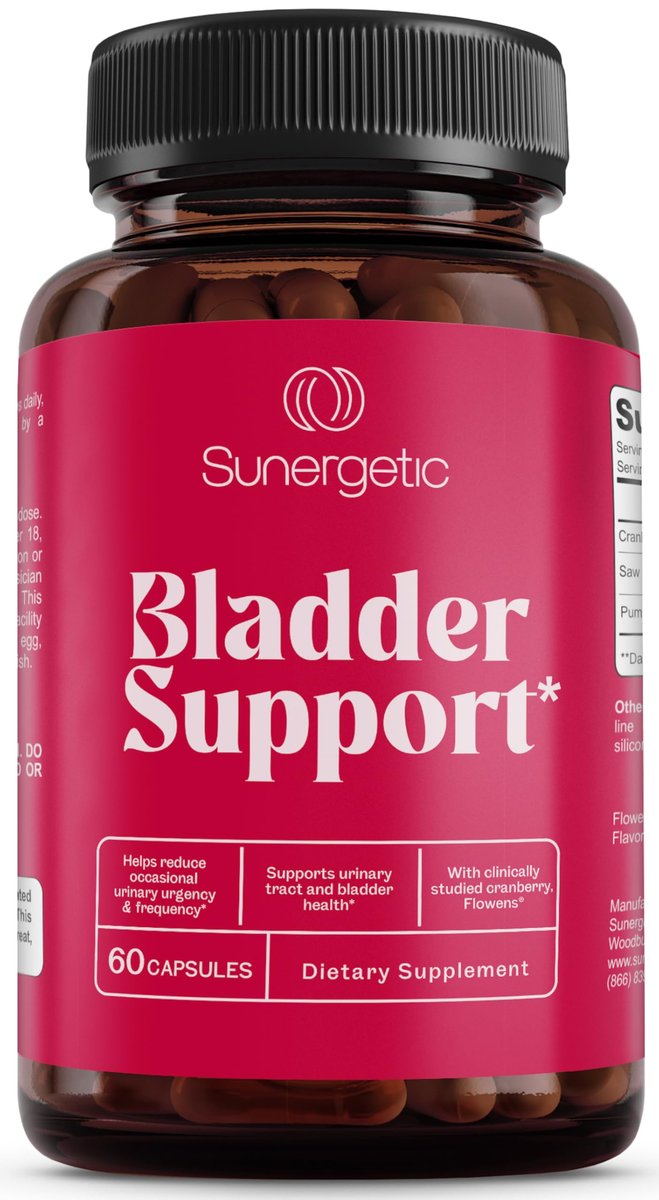 Premium Blasenunterstützung – Kapseln für gelegentlichen Harndrang, Häufigkeit & Inkontinenz – mit klinisch getesteter Cranberry, Kürbis & Sägepalme – 60 Kapseln