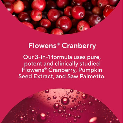 Premium Blasenunterstützung – Kapseln für gelegentlichen Harndrang, Häufigkeit & Inkontinenz – mit klinisch getesteter Cranberry, Kürbis & Sägepalme – 60 Kapseln