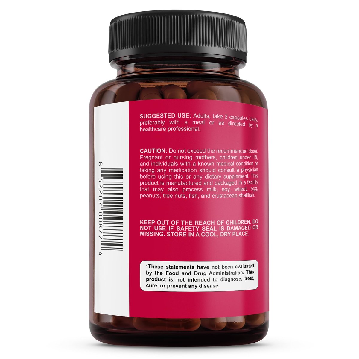 Premium Blasenunterstützung – Kapseln für gelegentlichen Harndrang, Häufigkeit & Inkontinenz – mit klinisch getesteter Cranberry, Kürbis & Sägepalme – 60 Kapseln