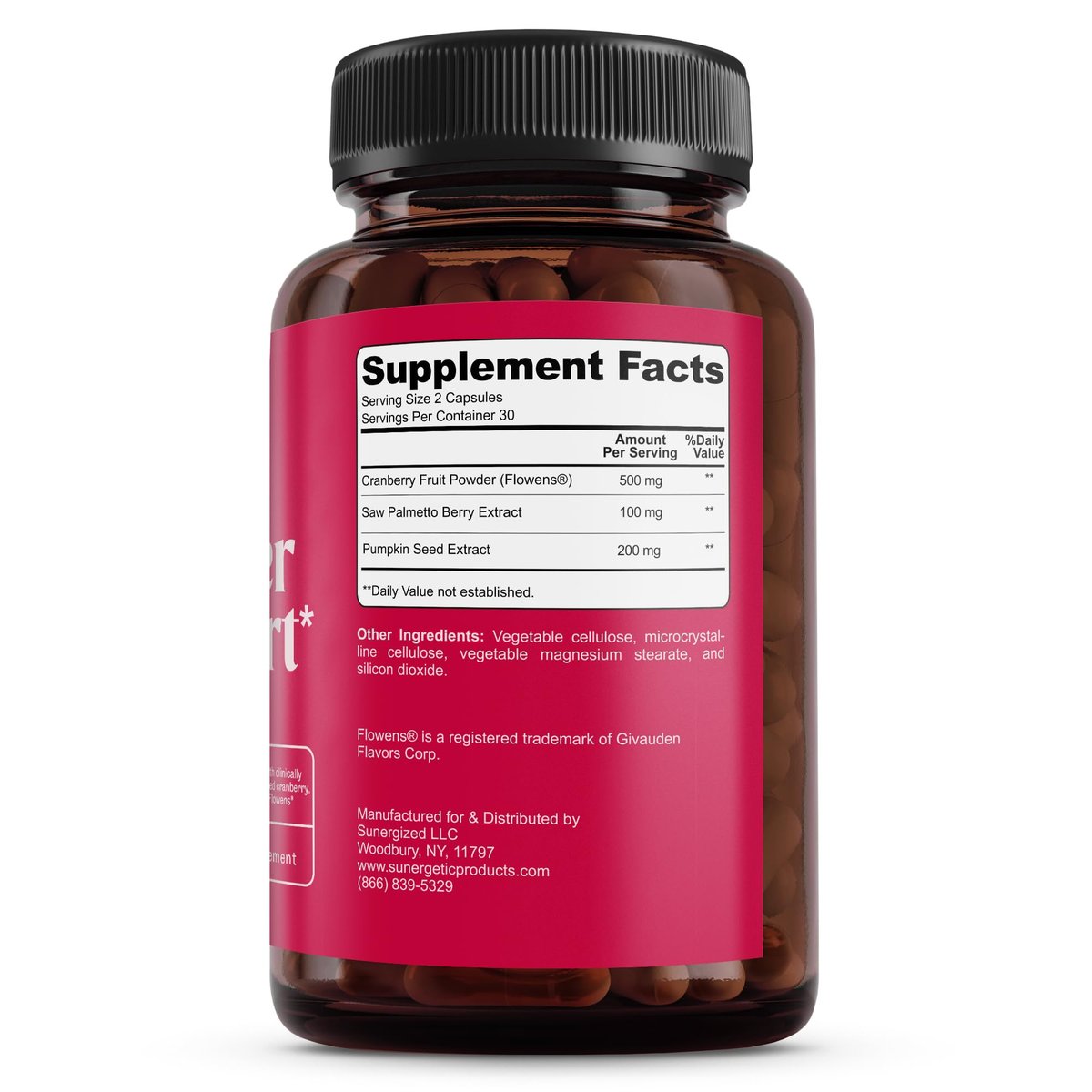 Premium Blasenunterstützung – Kapseln für gelegentlichen Harndrang, Häufigkeit & Inkontinenz – mit klinisch getesteter Cranberry, Kürbis & Sägepalme – 60 Kapseln