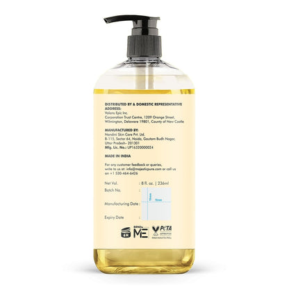 Majestic Pure Öl – 100% reines und natürliches Haarwachstumsöl für Wimpern, Augenbrauen, Haut, Gesicht, Nägel & Kopfhaut – Kokosnuss & Vanille Formel mit Vitamin E – 240 ml