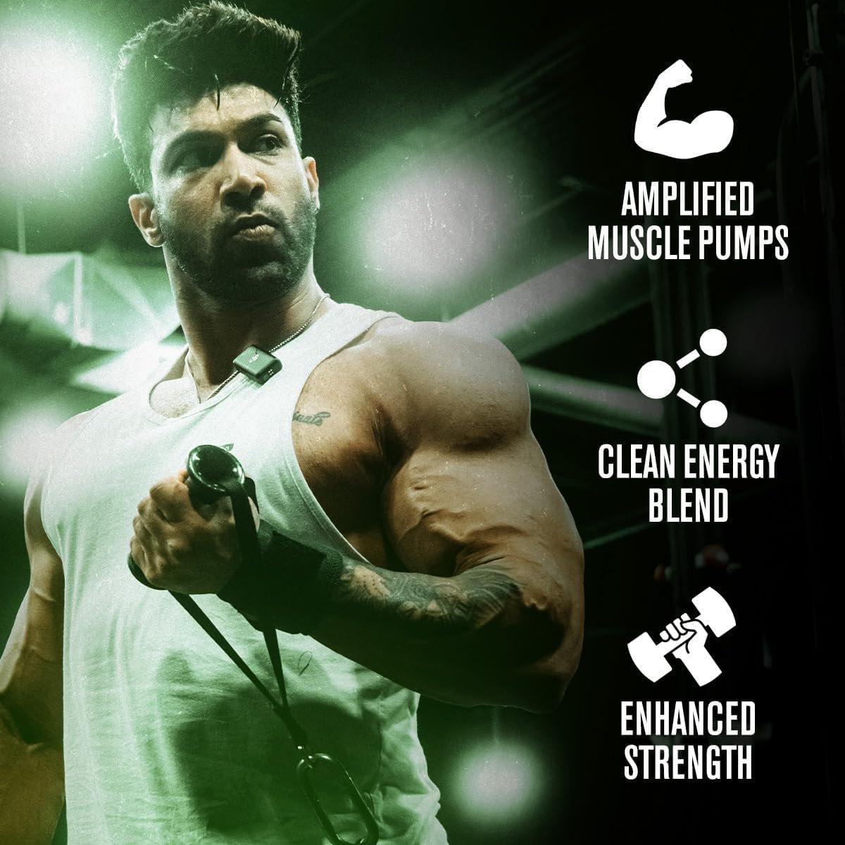Jacked Factory NITROSURGE Pre-Workout - Unendliche Energie, sofortige Kraftsteigerung, klarer Fokus, intensive Pump - NO-Booster & Pre-Workout-Pulver mit Beta-Alanin - 10 Portionen, Kirsche-Limette