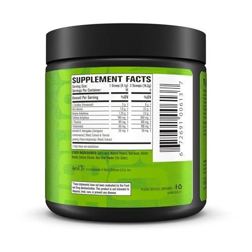 Jacked Factory NITROSURGE Pre-Workout - Unendliche Energie, sofortige Kraftsteigerung, klarer Fokus, intensive Pump - NO-Booster & Pre-Workout-Pulver mit Beta-Alanin - 10 Portionen, Kirsche-Limette