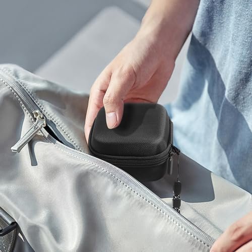 Ehpiern 9-Fach Peptid-Aufbewahrungsbox, Insulinflaschen-Schutzbehälter für den Kühlschrank, Organizer für Diabetiker, passend für 10-ml-U-100-Insulinflaschen, Aufbewahrungstasche mit Handgelenksriemen (Schwarz)
