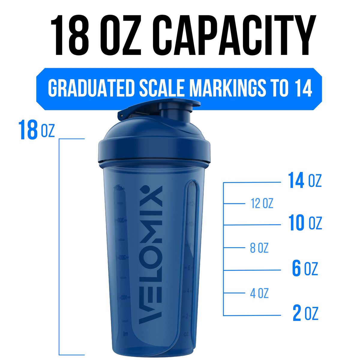 VELOMIX -3er Pack- 400 ml Protein Shaker Flasche für Proteinmixe - 1x Schneebesen | Auslaufsicherer Shaker Becher für Proteinshakes | Stapelbare Protein Shaker Flasche im Pack | Spülmaschinenfest
