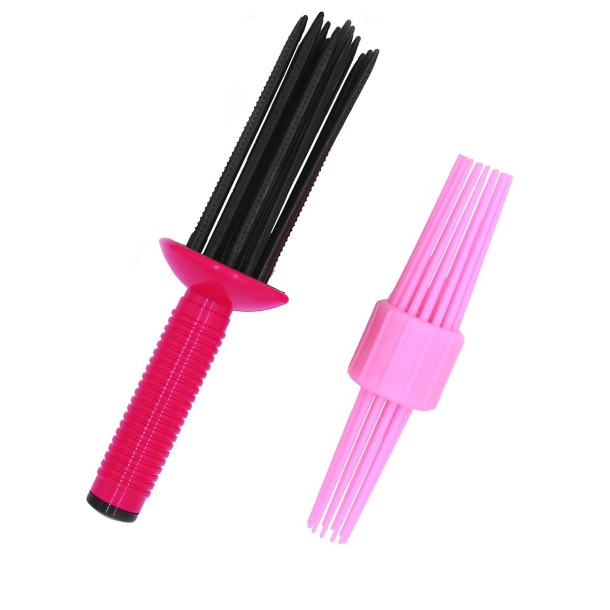 HAIOLORPRO 2er-Set Lockenwicklerkamm – Lockenwickler für lockiges Haar, drei verschiedene Größen, Haarstyling-Werkzeug für den Alltag oder besondere Anlässe