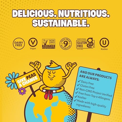 Hippeas Pops Erbsenprotein-Puffs, Cheezy Does It, 1 x 212 g Beutel, gebackene luftige Snacks, 3 g pflanzliches Protein, mit Avocadoöl, 50 % weniger Fett, laktose- & glutenfrei, Non-GMO, frei von den Top 9 Allergenen