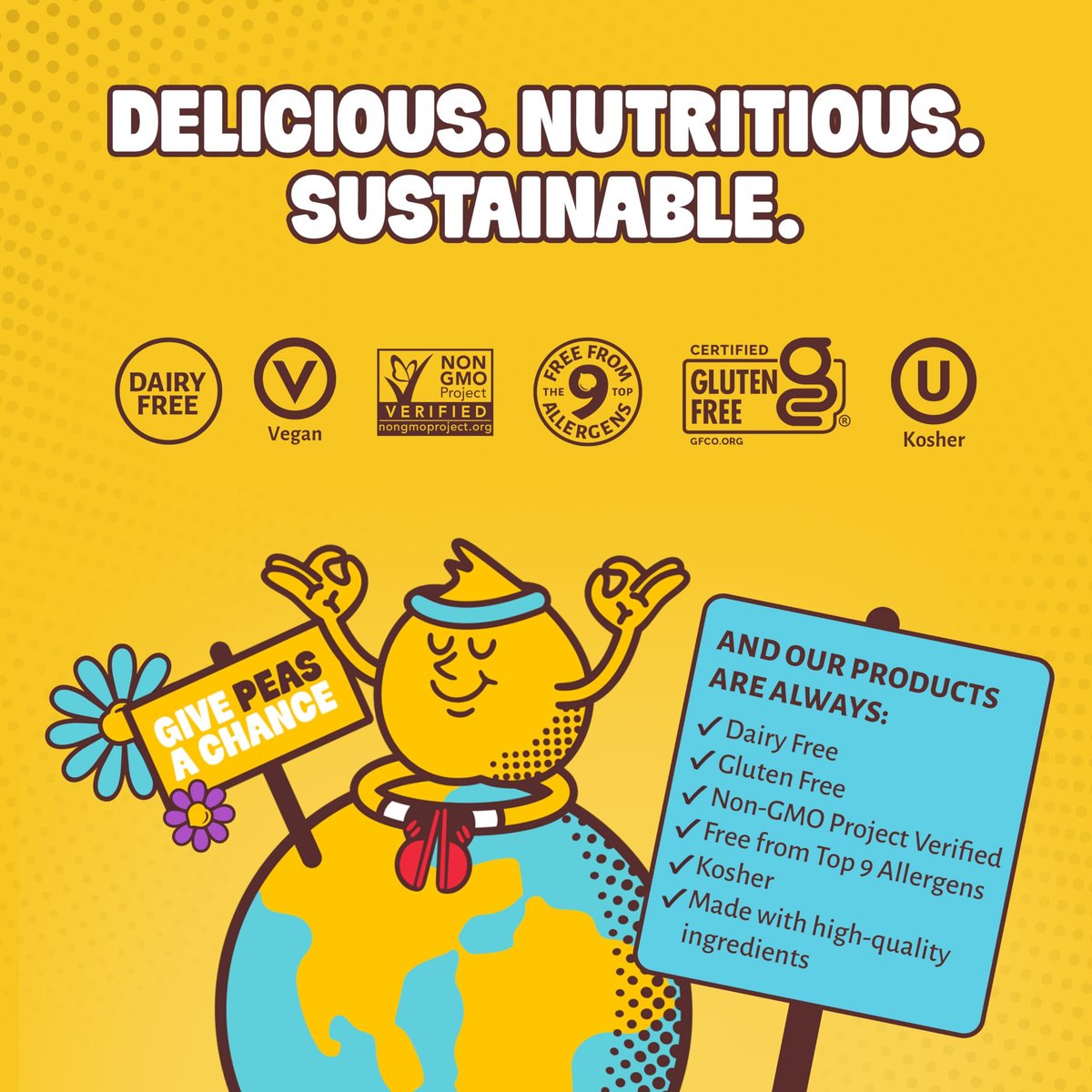 Hippeas Pops Erbsenprotein-Puffs, Cheezy Does It, 1 x 212 g Beutel, gebackene luftige Snacks, 3 g pflanzliches Protein, mit Avocadoöl, 50 % weniger Fett, laktose- & glutenfrei, Non-GMO, frei von den Top 9 Allergenen