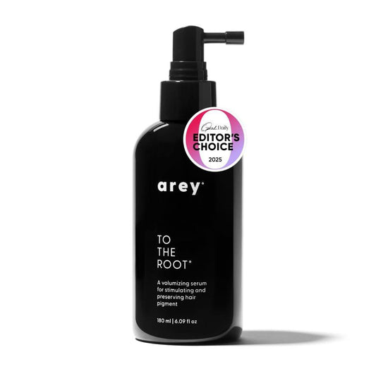 Arey To The Root Haar-Serum für Frauen & Männer | Verlangsamt ergrautes Haar & bewahrt Pigment in 3–6 Monaten | Anti-Grau-Serum für gesünderes, voller aussehendes Haar | Vegane & ölfreie Formel (3 Monate)