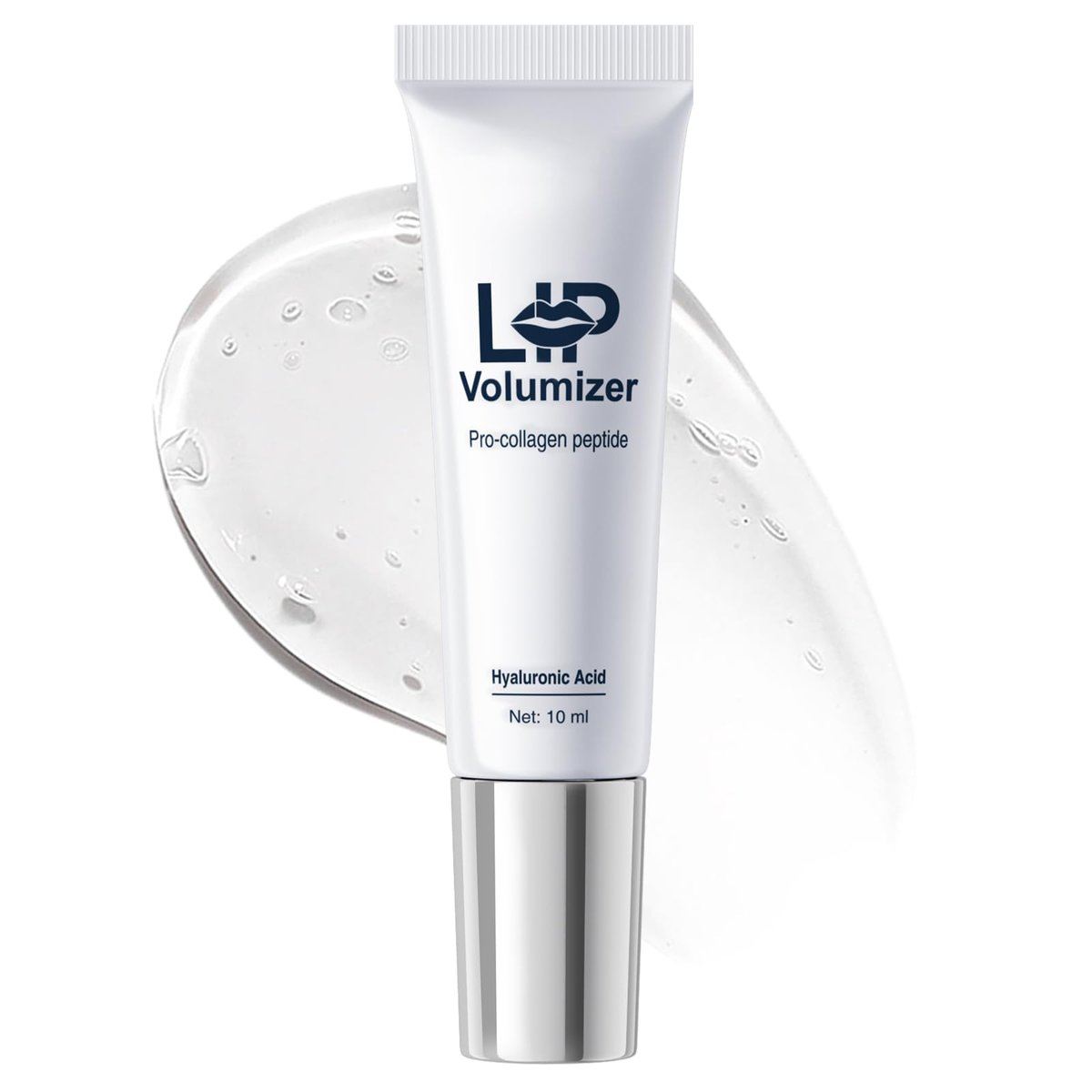 NICEFACE Lip Volumizer Plumper Serum mit Hyaluronsäure – Tiefenhydratation für vollere Lippen, Tag & Nacht Feuchtigkeitspflege, glattes nicht klebriges Lippenbalsam, 0.34 fl.oz