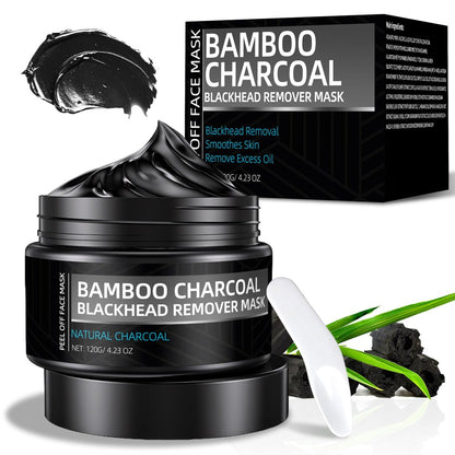 Shaeva Peel Off Gesichtsmaske – Mit Bambuskohle für Tiefenreinigung, Mitesserentfernung & Porenverfeinerung, 120g