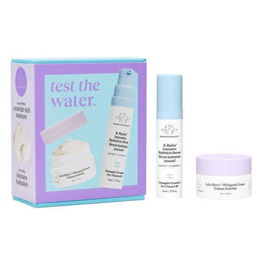 Drunk Elephant Test The Water – Reiseset für Feuchtigkeit und Pflege – Clean Clinical Skincare – Tierversuchsfrei – Dermatologisch getestet – Ohne ätherische Öle, Silikone und Duftstoffe