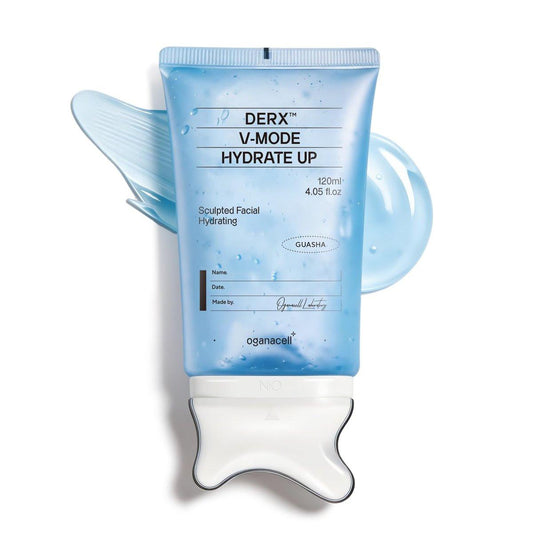 Oganacell PDRN Peptide Gesichtscreme – Glow Cream mit Gua Sha, festigende & reparierende Feuchtigkeitscreme für empfindliche Haut, nährende Anti-Aging Halscreme für AM/PM koreanische Hautpflege 120 ml