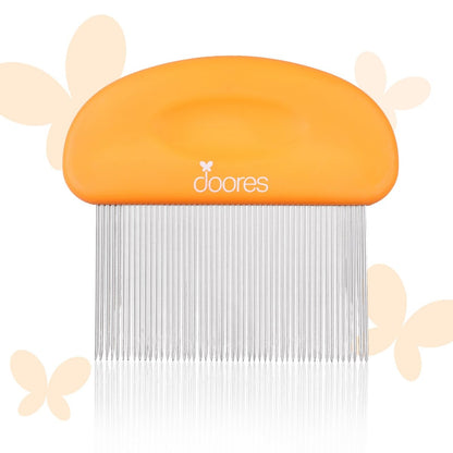 DOORES Tape-In-Extensions-Entfernerkamm – Edelstahl-Feinzahnkamm für schnelles und einfaches Entfernen von Klebeband-Extensions, Perücken und Haarverlängerungen – für alle Haartypen, nasses und trockenes Haar