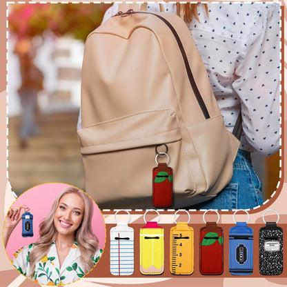 Loopeer 36-teiliger Lippenstifthalter mit Schlüsselanhänger – Lehrer-Dankeschön-Geschenk, Lip Balm Tasche mit Metallring, tragbarer Lippenstift-Organizer für Frauen (Lehrer-Dankeschön)