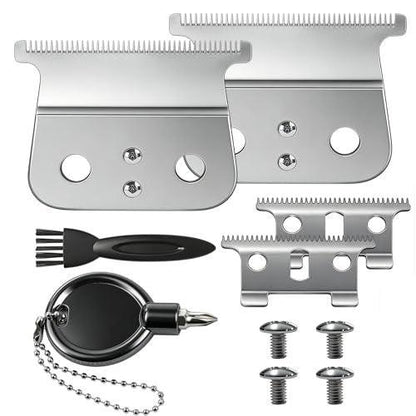 Ersatzklinge T-Blade kompatibel mit Andis T-Outliners GTO, GTX, GO und SLS Trimmern, 2 Stück