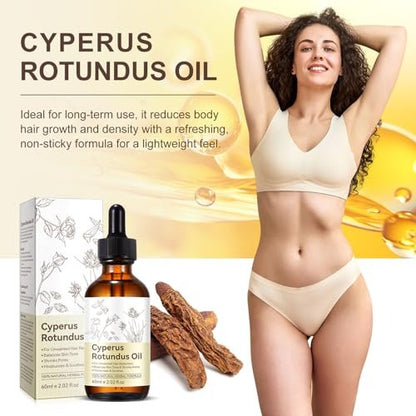 CFXYHNOX Cyperus Rotundus Öl zur Haarentfernung, 100% reines natürliches Öl für Haut- und Haarpflege, unterstützt die Hautfeuchtigkeit, geeignet für alle Hauttypen, 1 Packung