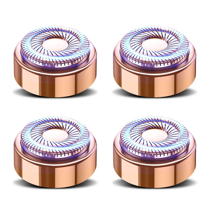 KRADAA Ersatzköpfe für Flawless Gen 2 - 4 Ersatzklingen für den Flawless Gesichtshaarentferner - Kompatibel mit Finishing Touch Flawless