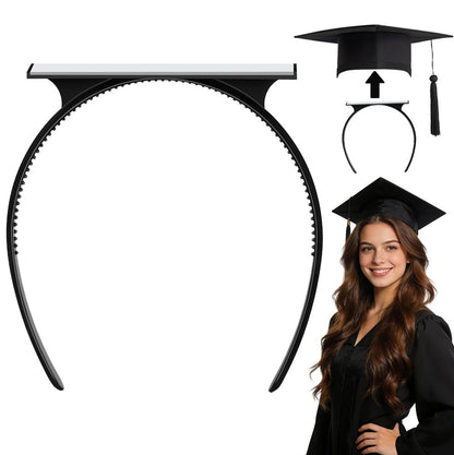 Sofeavo Abschlusskappe-Stirnbandeinsatz - Sicherer Grad Cap Stirnband für Absolventen, Frauen & Studenten - Hält die Frisur intakt für Stabilität der Abschlusskappe - Unverzichtbares Hut-Zubehör