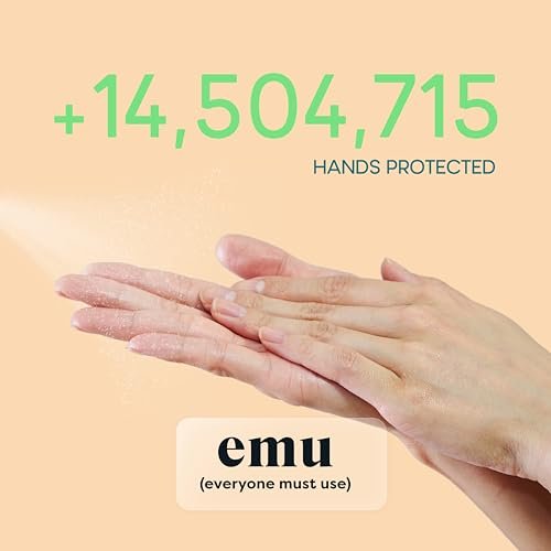 EMU (EVERYONE MUST USE) Handdesinfektionsmittel Pocket Spray, Reisegröße 2,2 oz, 3er-Pack Orange