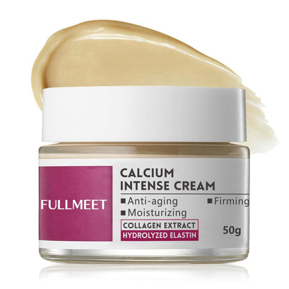FullMeet Calcium Intense Cream – Kollagen-Calcium-Volumencreme, verbesserte Reparatur & Feuchtigkeitspflege, Anti-Aging & Lifting, 1,69 Fl Oz
