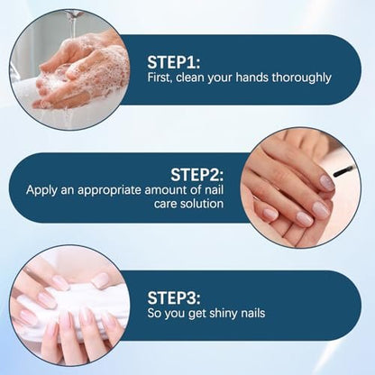 3-Tage Nagelpflege – Stärkung und Feuchtigkeit, Keratin-Aminosäure-Formel Nagelpflegeöl, für trockene, schwache & brüchige Nägel (2 Stück)