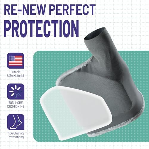 Orthopädische Metatarsal-Pads, Ballenpolster mit Gel-Einlage für Damen und Herren, Fußpolster zur Schmerzlinderung bei Morton-Neurom, Metatarsalgie (Grau, LARGE: Damen (9.5-11)/Herren (7.5-9.5))