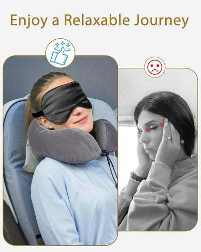 4er-Pack Seidige Schlafmasken für Damen und Herren – JroyJoy 100% blickdicht und superweich für erholsamen Schlaf, mit verstellbarem Riemen, Satin-Augenmaske für Seitenschläfer, Reise-Augenabdeckung (004 Schwarz*4 Stück)