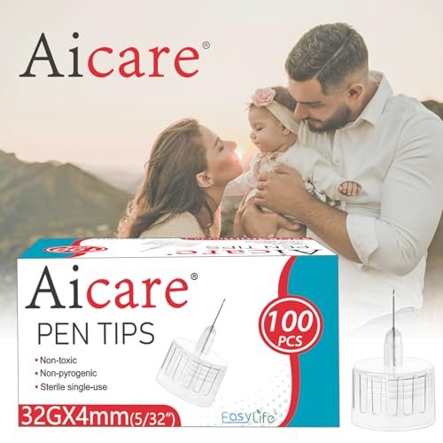 Pen Tips 32G x 4mm, Universelle Passform, 100 Stk./Box, Bequem, Extradünn