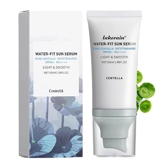 Centella Sonnenschutz SPF50+ PA++++, Lang anhaltender Schutz & Water-Fit Sonnenserum, Madagaskar Centella Sonnenschutz für alle Hauttypen und UV-Abwehr, Pflegend, Feuchtigkeitsspendend 50 ml