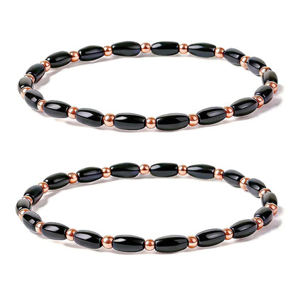 Drkao Kupfer Magnetische Knöchel-Armbänder für Damen und Herren – 2er-Pack Kupfer-Armbänder mit Magneten, ideal als Ostergeschenk für Partner, beste Freunde, Chef, Eltern oder Mutter